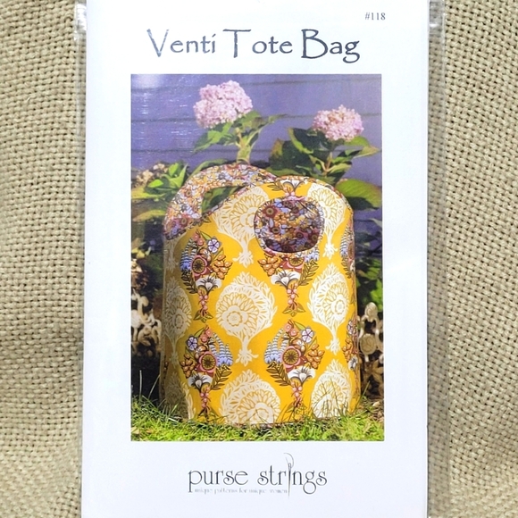 Purse Strings #118 Venti Tote Bag Pattern - Picture 1 of 4